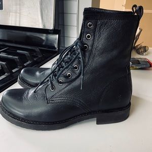 Veronica Frye combat boots